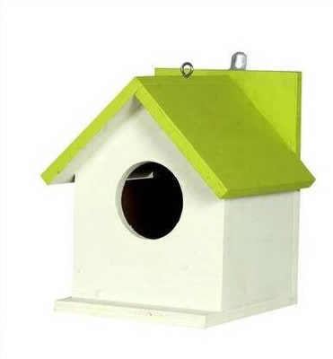 Worldwise House for Sparrow, Budgies & Finches with Air Ventilation and Mounting Hook Bird House(Wall Mounting, Hanging)