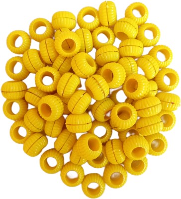 Kailash Pigeon Yellow Sound Plastic Foot Ring 60 Pcs Bird Shoulder Guard(M)