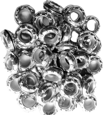 harry enterprises Silver Small Star 50 pcs Pigeon Foot Ring Bird Shoulder Guard(M)