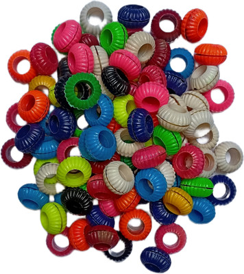Kailash Pigeon Sound Plastic Foot Multicolor Ring 100 Pcs Bird Shoulder Guard(M)