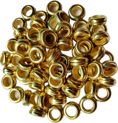 harry enterprises Gold Round brass 60 pcs Pigeon Foot Ring Bird Shoulder Guard(M)
