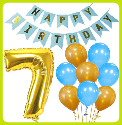 Acril Birthday Combo Party Decoration Kit(Set of 10)