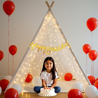 krido Birthday Decoration Kit 25 Pcs,Decorations Set, Cabana Tent for Decorations(Set of 25)