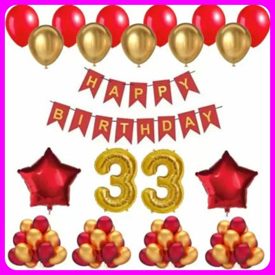 Acril Birthay Decorations Combo set