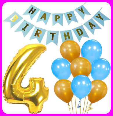 Acril Birthay Decorations Combo set(Set of 102)