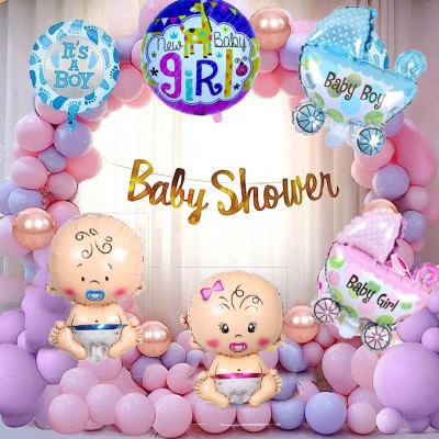groovywings Baby Shower Decoration Items Kit(Set of 52)