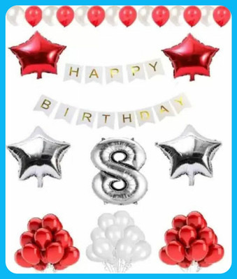 Acril Birthaday Celebration Decoration Combo