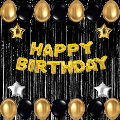 BBG BBG_Birthday Balloons for Decoration 50Pcs Happy Birthday Decoration(Set of 50)