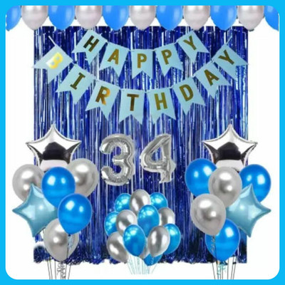 Acril Birthaday Celebration Decoration Combo