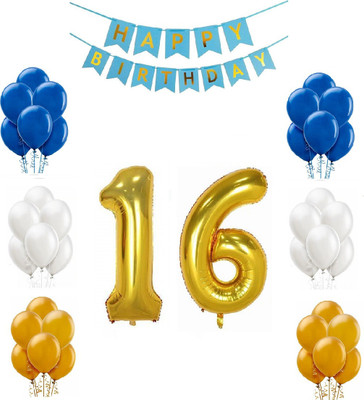 Decor Mart Birthay Combo Decorations 66(Set of 50)