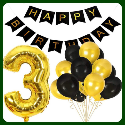 Acril Birthday Party Decoration Combo Set For Celebration(Set of 22)