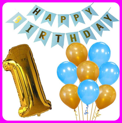 Acril Birthay Decorations Combo set(Set of 52)