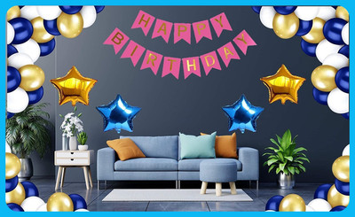 Acril Birthaday Celebration Decoration Combo