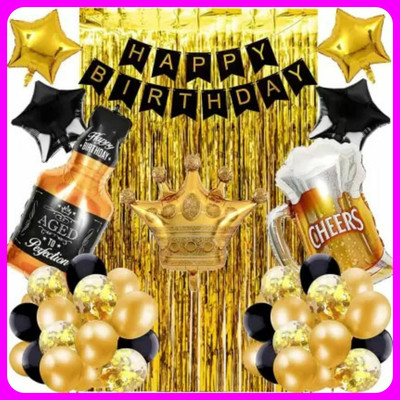 Acril Birthay Decorations Combo set