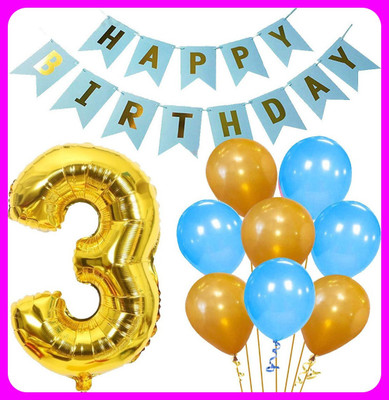 Acril Birthay Decorations Combo set(Set of 22)