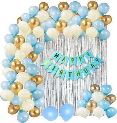 Prihit Printed Happy Birthday Decoration kit Combo - 34 Pcs for Birthday Decor(Set of 34)