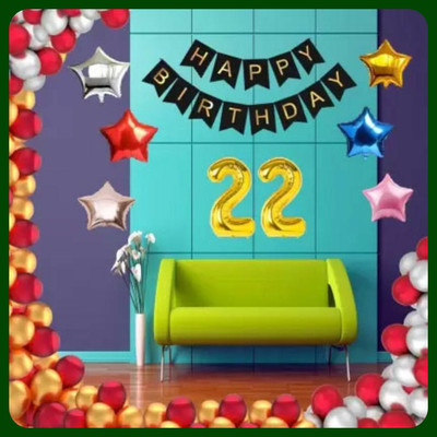 Acril Birthday Party Decoration Combo Set For Celebration