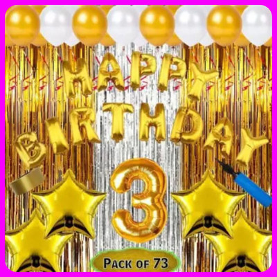 Acril Birthay Decorations Combo set
