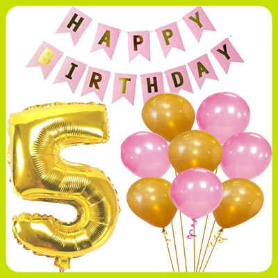 Acril Birthday Combo Party Decoration Kit