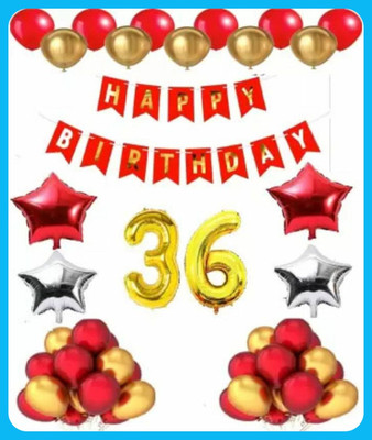 Acril Birthaday Celebration Decoration Combo