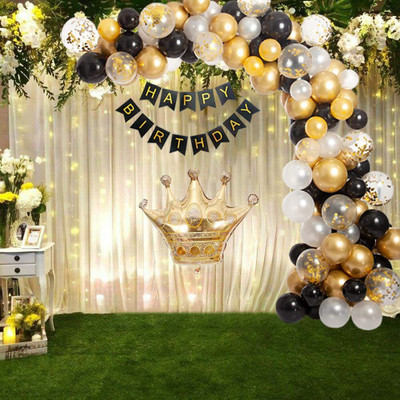 groovy dudz Crown Theme Decoration - 86 Pcs(Set of 86)