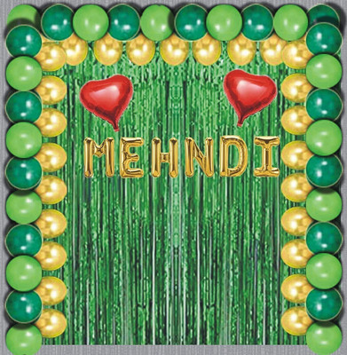 ARV Haldi Mehendi decoration items for marriage(Set of 50)