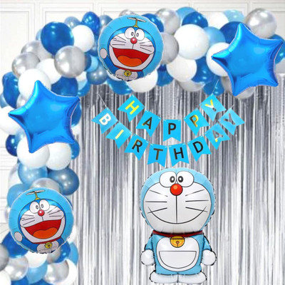 BEST WISHES Doraemon Theme Decoration Combo for Boys & Girls |(Set of 70)