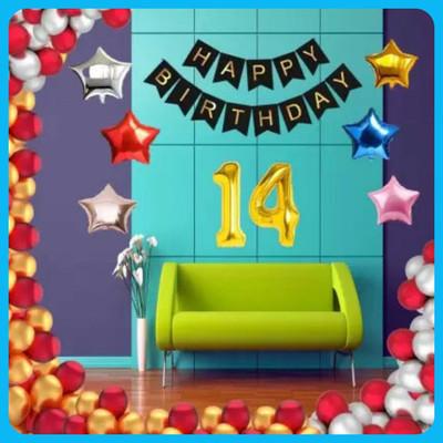 Acril Birthaday Celebration Decoration Combo