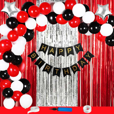 Crazykart Happy Birthday Decoration Kit Combo Pack For Party Decoration Items(Set of 69)