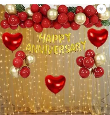 Crafty villa HAPPY ANNIVERSARY COMBO 42 pcs(Set of 42)