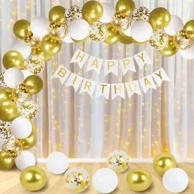 BBG BBG_Birthday Decoration Items Kit Set for Kids Girls Boy(Set of 48)