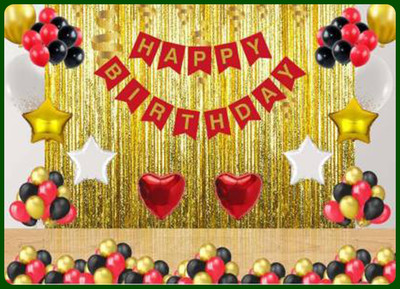 Acril Birthday Party Decoration Combo Kit(Set of 40)