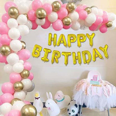 Decor Mart Birthay Combo Decorations 586(Set of 43)