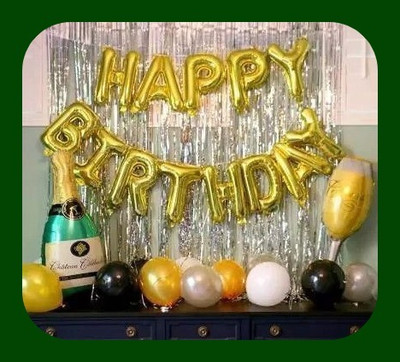 Acril Birthday Party Decoration Combo Set For Celebration(Set of 47)