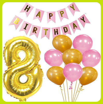 Acril Birthday Combo Party Decoration Kit(Set of 22)