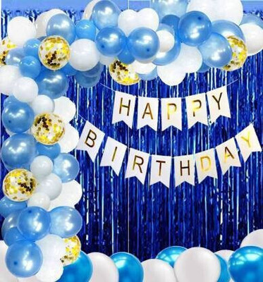 BBG BBG_Happy Birthday Combo Kit, Birthday Balloons Combo Complete Set(Set of 38)