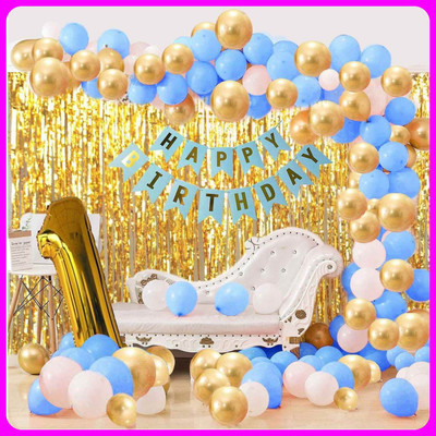 Acril Birthay Decorations Combo set(Set of 104)