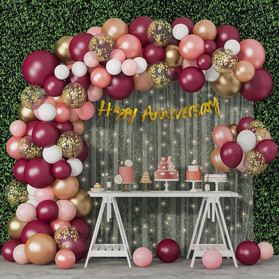 ARV Anniversary Decoration Items For Couples(Set of 73)
