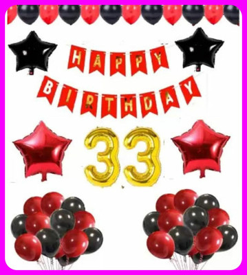 Acril Birthay Decorations Combo set