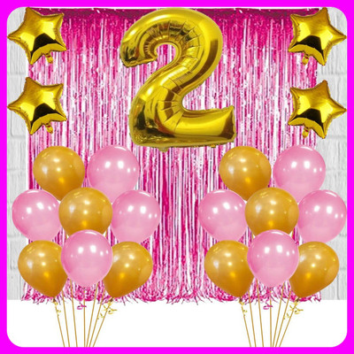 Acril Birthay Decorations Combo set(Set of 107)