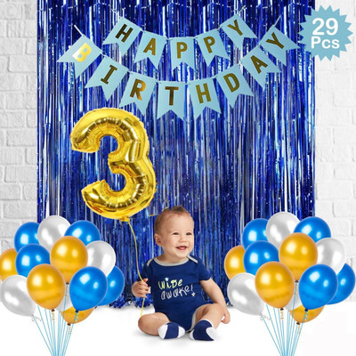 Decor Mart Birthay Combo Decorations 156(Set of 29)