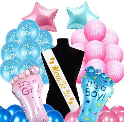 groovywings Baby Shower Decoration Items - 45Pcs(Set of 45)