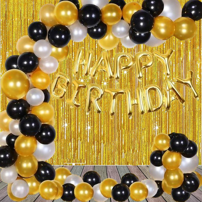 PARTY MIDLINKERZ Printed Decoration kit Combo - for Birthday Decor(Set of 49)