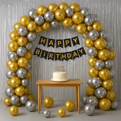 RAI ENTERPRISES Birthday Decoration Kit 33 Pcs(Set of 33)