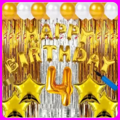 Acril Birthay Decorations Combo set