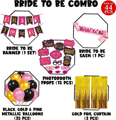 ZYOZI 44 Pcs Bachelorette Party Decorations Kit,Bridal Shower Supplies & Engagement(Set of 44)