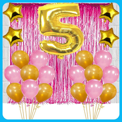 Acril Birthaday Celebration Decoration Combo