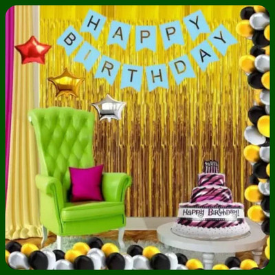 Acril Birthday Party Decoration Combo Kit