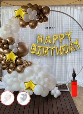Kaliram & Sons Premium Latest & Unique Birthday Decoration Kit (Set of 47)(Set of 47)