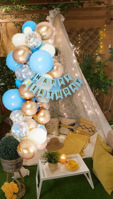 Rainy Decor Presents Happy Birthday Decoration Combo / Kit / Pack / Set(Set of 50)
